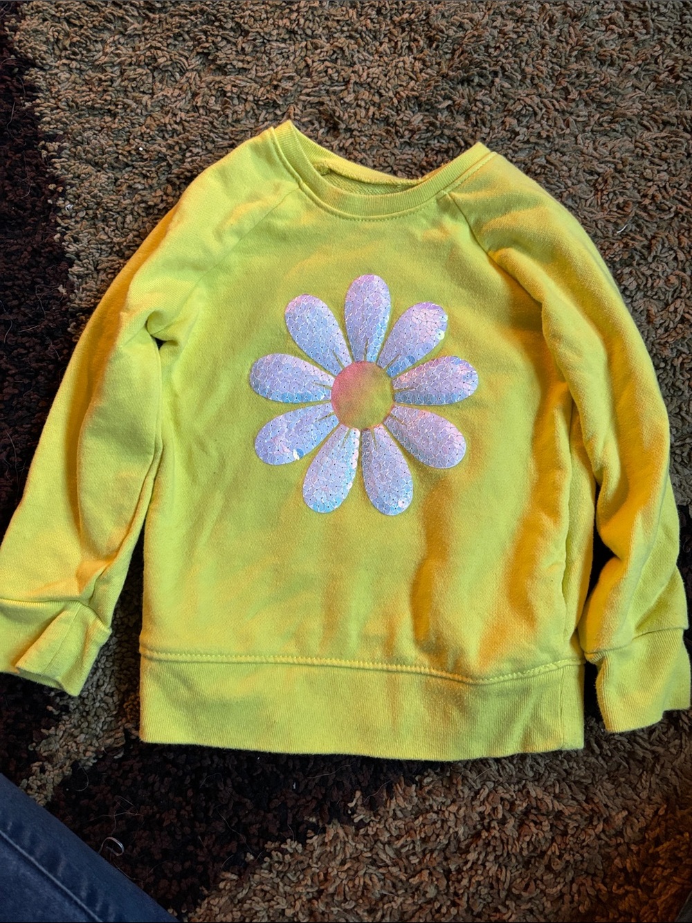 Garanimals Yellow Daisy Sequin Sweatshirt